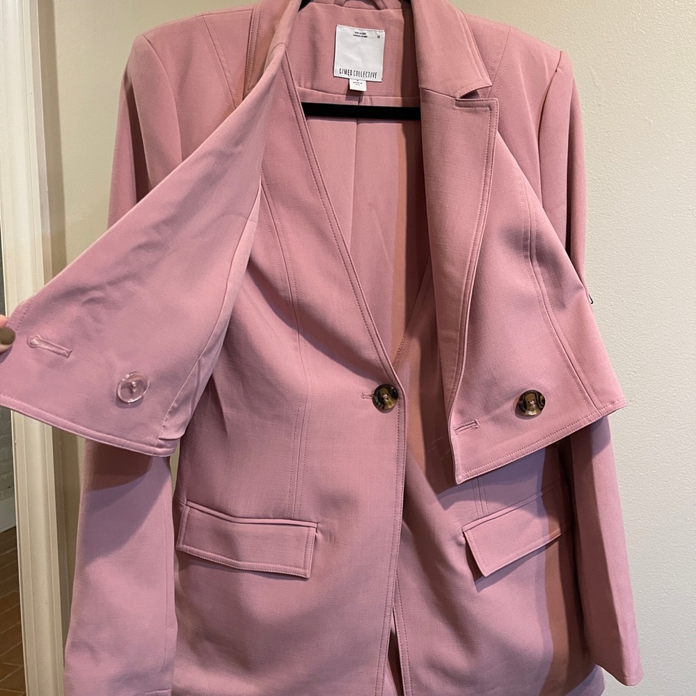 C/MEO Pink Blazer Double Panel Front